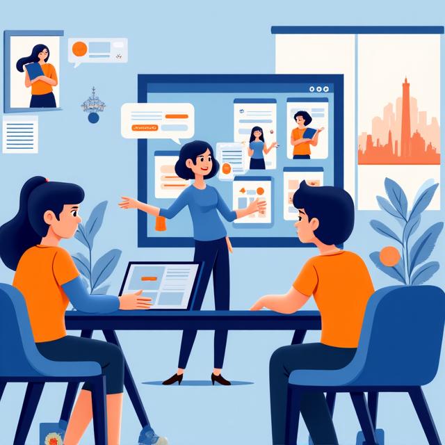 Classe virtuelle d'apprentissage du français